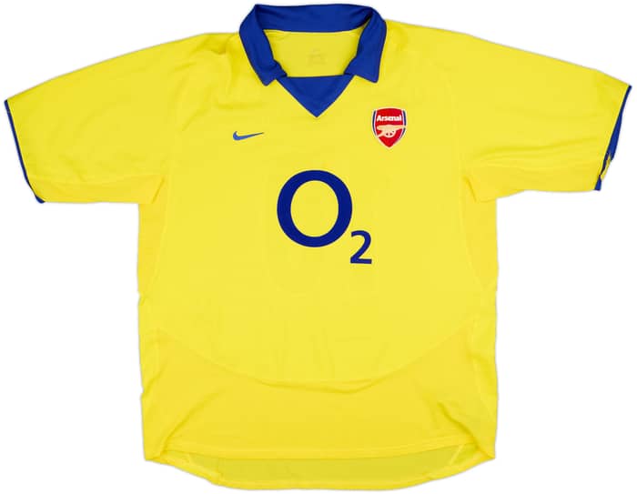 2003-05 Arsenal Away Shirt Bergkamp #10 - 9/10 - (XL)
