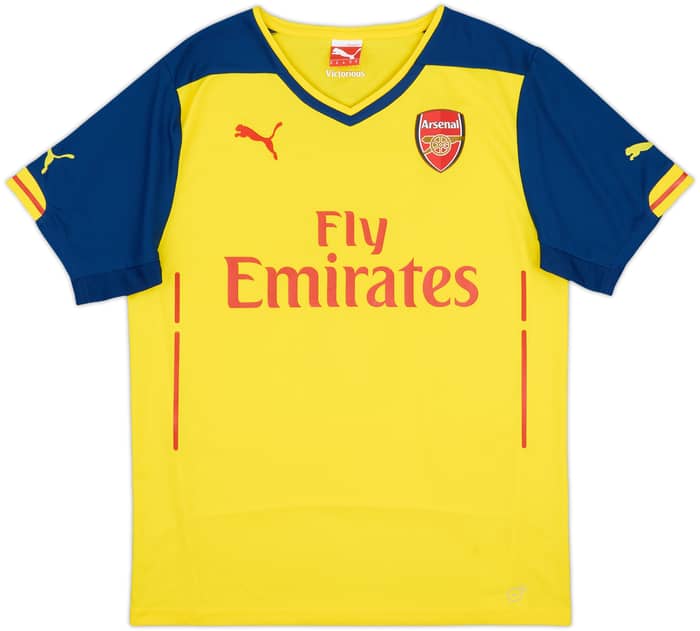 2014-15 Arsenal Away Shirt Arteta #8 - 7/10 - (M)