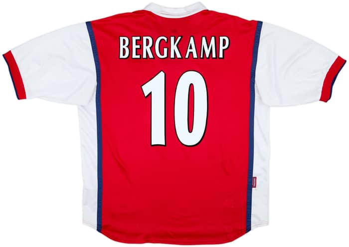 1998-99 Arsenal Home Shirt Bergkamp #10 - 8/10 - (XL)