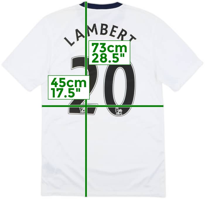 2013 England 150th Anniversary Home Shirt Lambert #20 - 7/10 - (S)