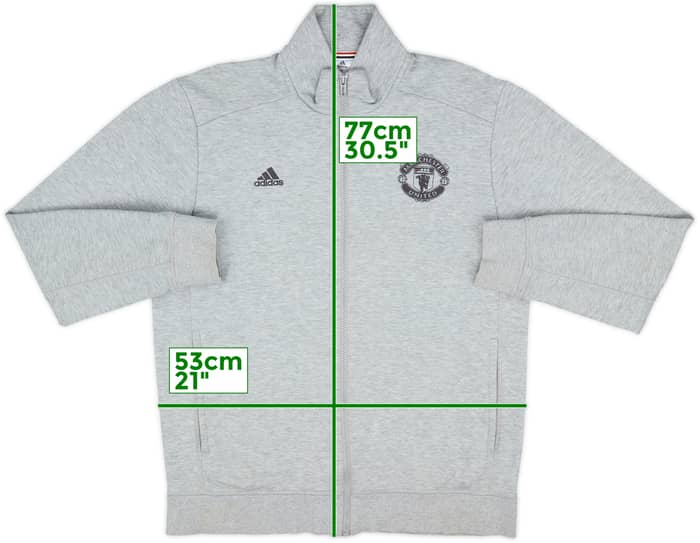 2015-16 Manchester United adidas Track Jacket - 9/10 - (L)