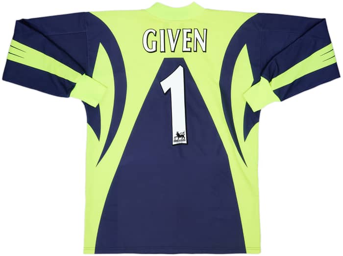 1998-99 Newcastle GK Shirt Given #1 - 8/10 - (M)