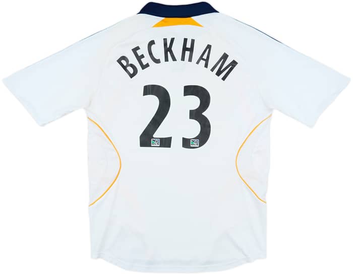 2007-08 LA Galaxy Home Shirt Beckham #23 - 6/10 - (L)
