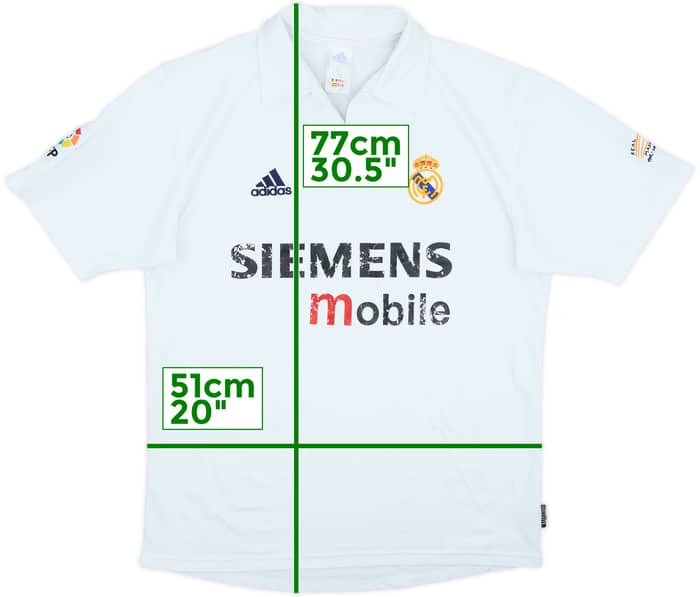 2002-03 Real Madrid Centenary Home Shirt - 5/10 - (XL)
