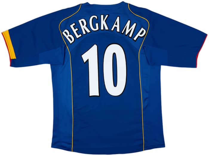 2004-06 Arsenal Away Shirt Bergkamp #10 - 8/10 - (M)