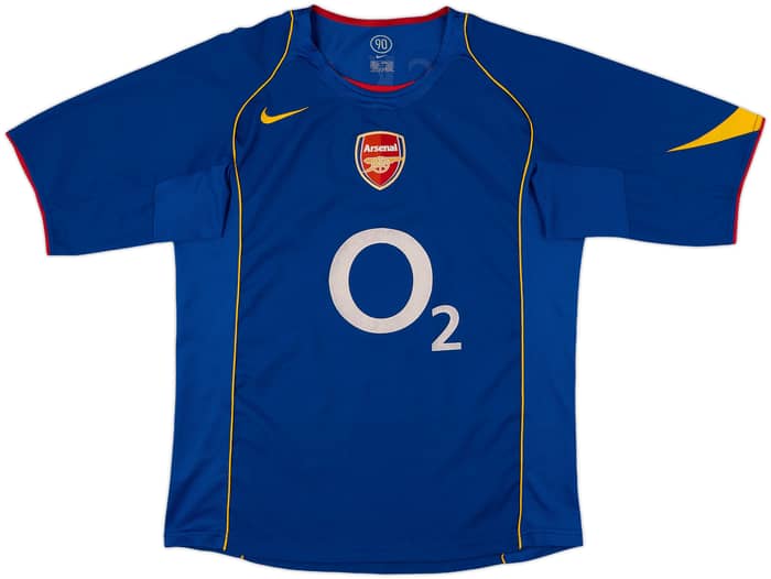 2004-06 Arsenal Away Shirt Bergkamp #10 - 8/10 - (M)