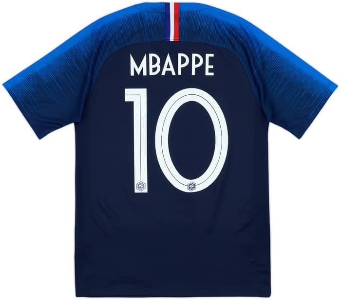 2018 France Home Shirt Mbappe #10 - 9/10 - (S)