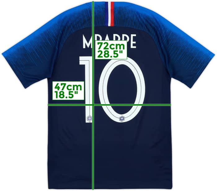 2018 France Home Shirt Mbappe #10 - 9/10 - (S)