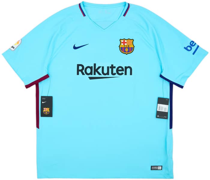 2017-18 Barcelona Away Shirt Suarez #9 (XXL)