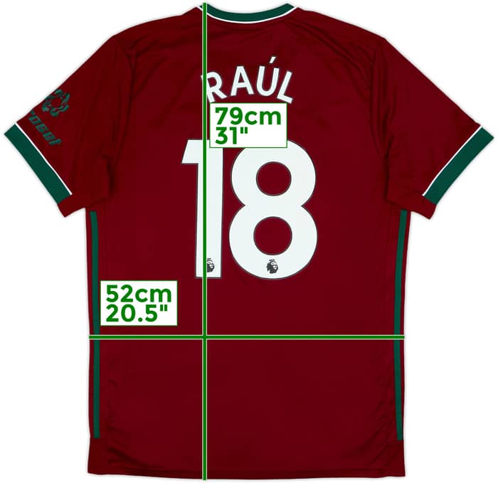 2020-21 Wolves Third Shirt Raul #18 - 8/10 - (L)