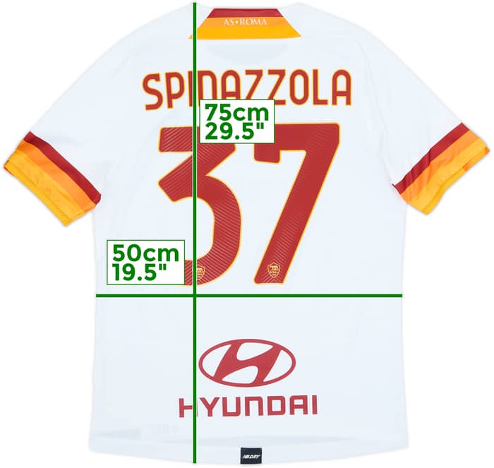 2021-22 Roma Away Shirt Spinazzola #37 - 8/10 - (M)