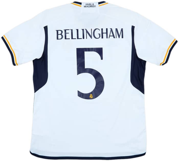 2023-24 Real Madrid Home Shirt Bellingham #5 - 8/10 - (XL)