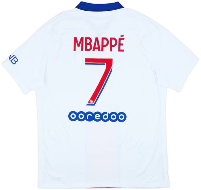 2020-21 Paris Saint-Germain Away Shirt Mbappe #7 - 10/10 - (L)