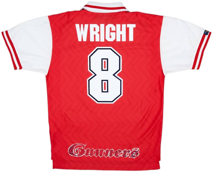 1996-98 Arsenal Home Shirt Wright #8 - 6/10 - (M)