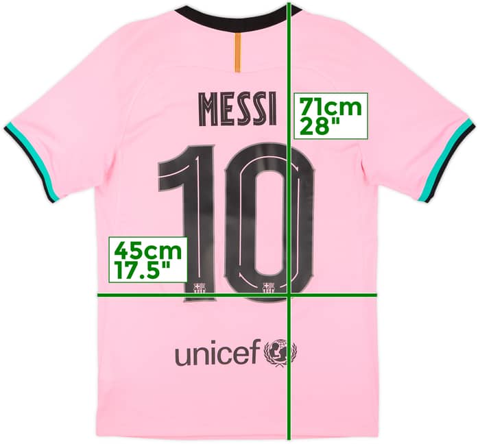 2020-21 Barcelona Third Shirt Messi #10 - 8/10 - (S)