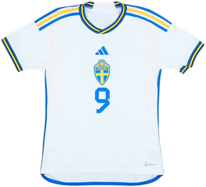 2022-23 Sweden Away Shirt Isak #9 - 8/10 - (M)