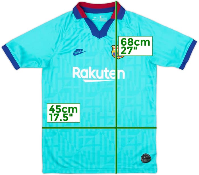 2019-20 Barcelona Third CL Shirt - 8/10 - (XL.Boys)