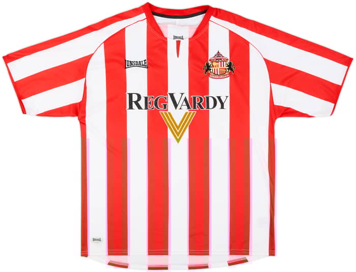 2005-07 Sunderland Home Shirt Delap #4 - 9/10 - (L)