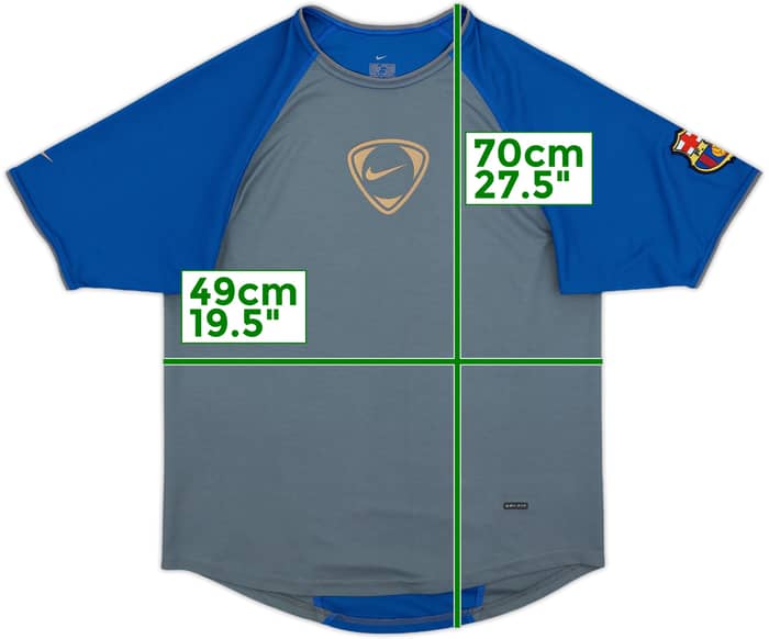 2001-02 Barcelona Nike Training Shirt - 8/10 - (S)