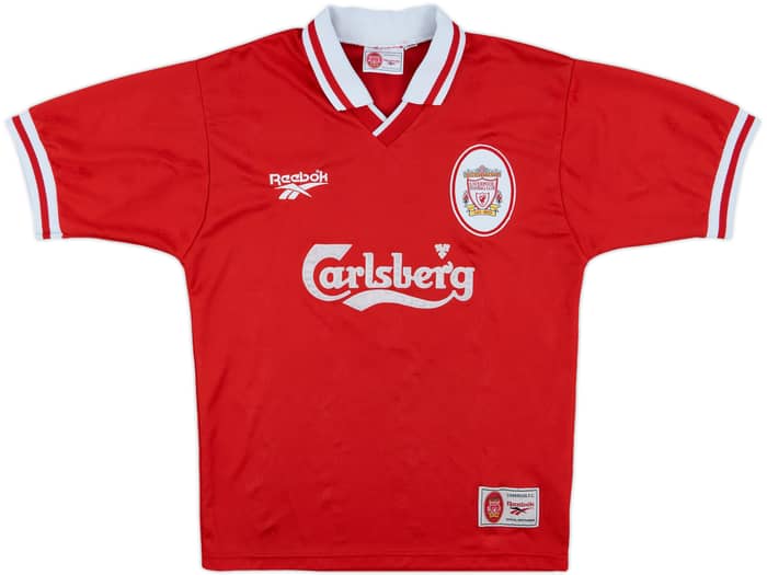 1996-98 Liverpool Home Shirt Fowler #9 - 6/10 - (S)