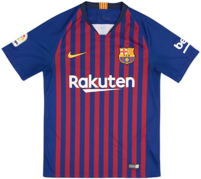 2018-19 Barcelona Home Shirt Messi #10 - 8/10 - (S)