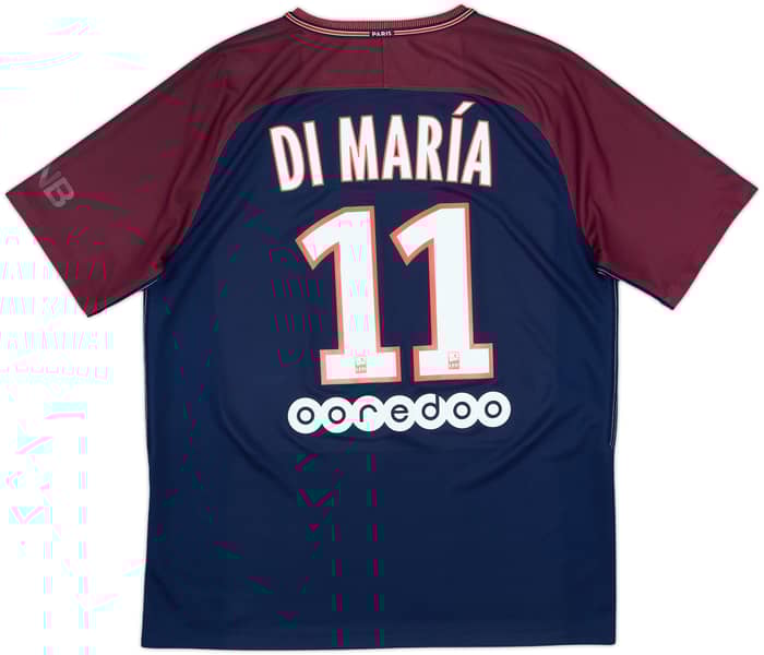 2017-18 Paris Saint-Germain Home Shirt Di Maria #11 - 5/10 - (L)