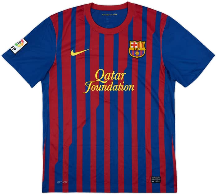 2011-12 Barcelona Home Shirt Fabregas #4 - 7/10 - (M)