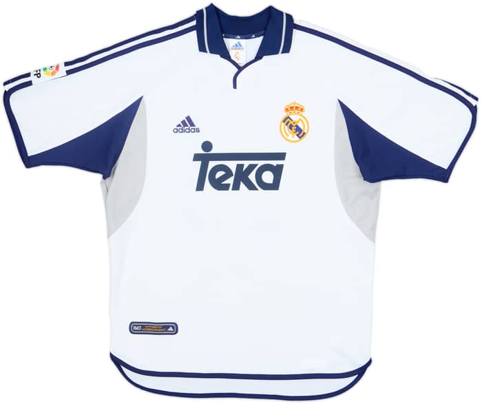 2000-01 Real Madrid Home Shirt Figo #10 - 6/10 - (M)