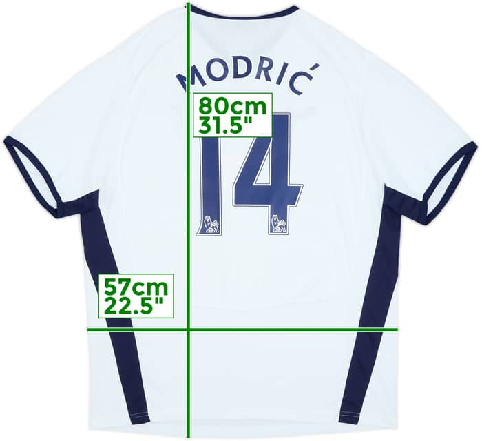 2008-09 Tottenham Home Shirt Modric #14 - 8/10 - (XL)