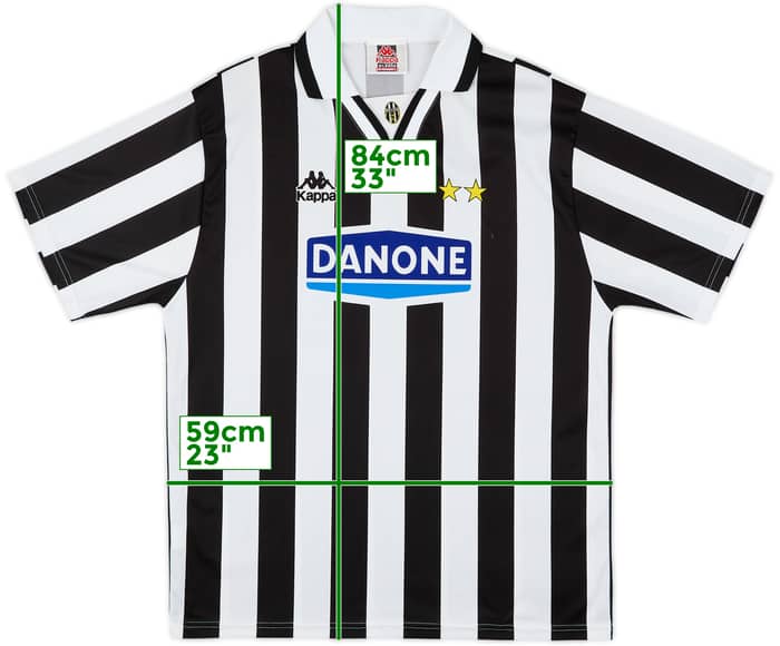 1994-95 Juventus Basic Home Shirt - 9/10 - (XL)