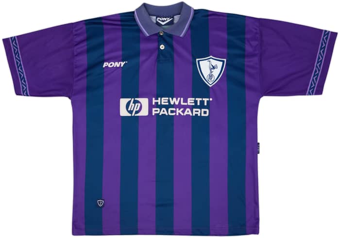 1995-97 Tottenham Away Shirt Sheringham #10 - 8/10 - (XL)