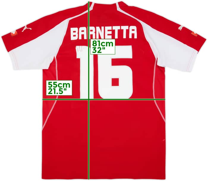 2004-06 Switzerland Home Shirt Barnetta #16 - 5/10 - (XL)