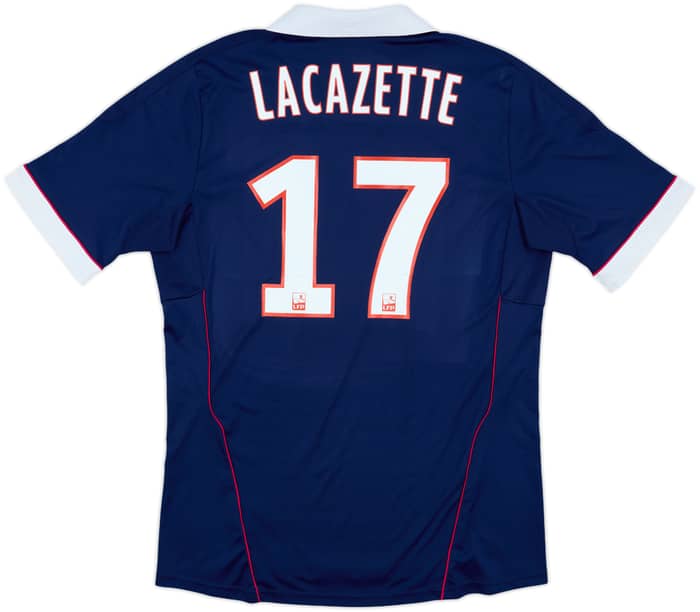 2011-12 Lyon Away Shirt Lacazette #17 - 6/10 - (L)
