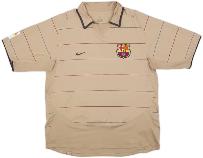 2003-05 Barcelona Away Shirt Ronaldinho #10 - 8/10 - (L)