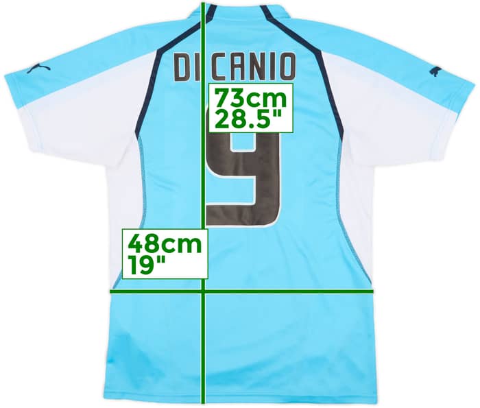 2004-05 Lazio Home Shirt Di Canio #9 - 8/10 - (M)