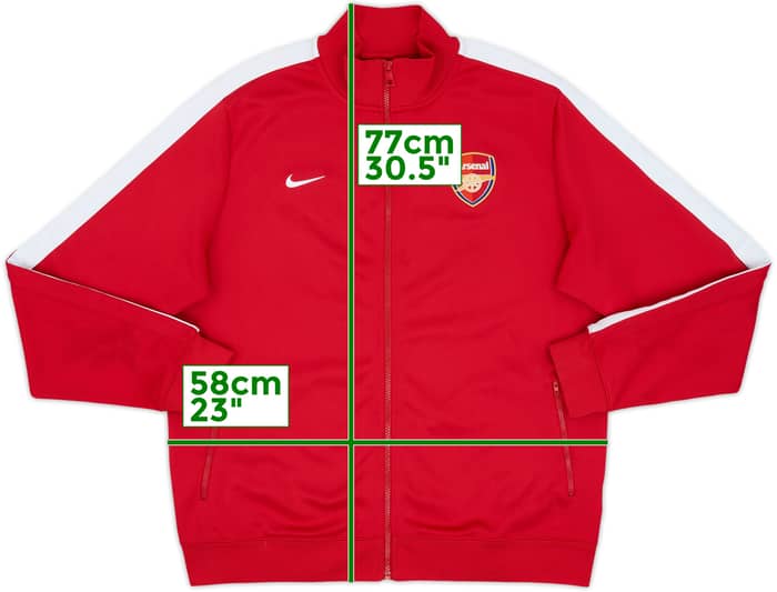 2013-14 Arsenal Nike Track Jacket - 9/10 - (XL)