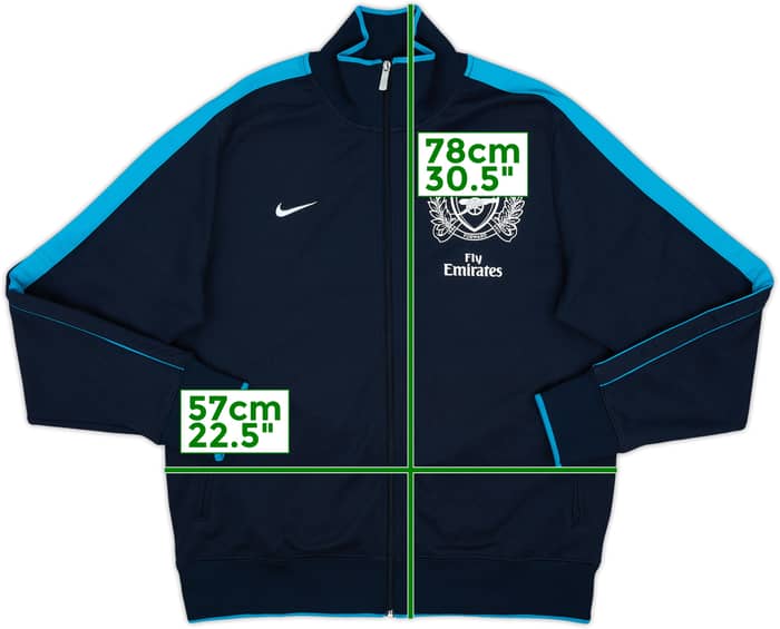 2011-12 Arsenal Nike N98 Track Jacket - 10/10 - (XL)