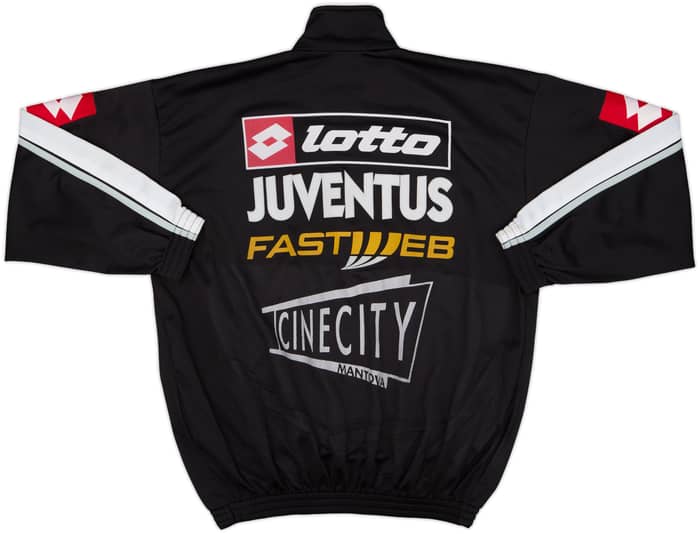 2002-03 Juventus Lotto Scuola Calcio 1/4 Zip Track Top - 8/10 - (L)