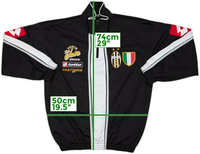 2002-03 Juventus Lotto Scuola Calcio 1/4 Zip Track Top - 8/10 - (L)