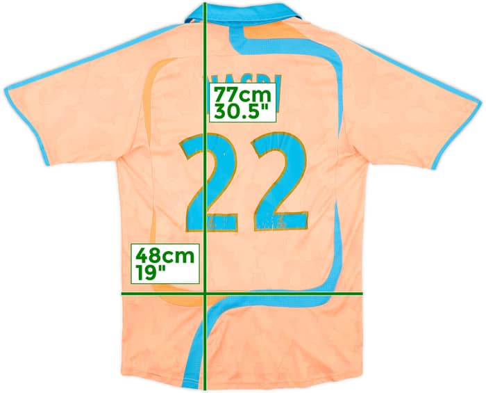 2007-08 Olympique Marseille Third Shirt Nasri #22 - 5/10 - (XL.Boys)