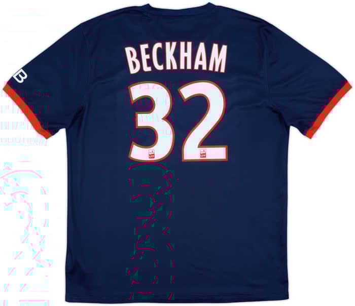 2013-14 Paris Saint-Germain Home Shirt Beckham #32 - 9/10 - (L)