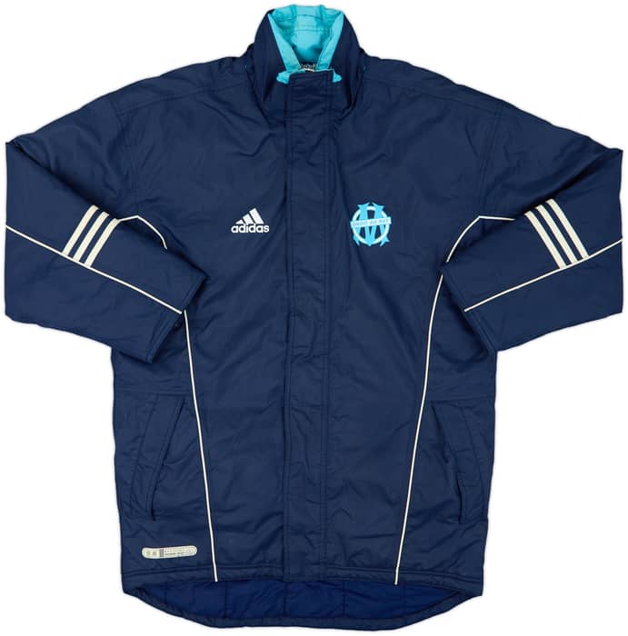 1999-00 Olympique Marseille adidas Padded Bench Coat - 9/10 - (M)