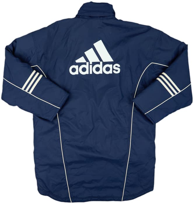 1999-00 Olympique Marseille adidas Padded Bench Coat - 9/10 - (M)
