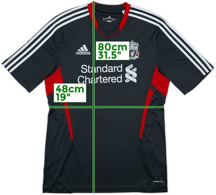 2011-12 Liverpool adidas Training Shirt - 9/10 - (L)