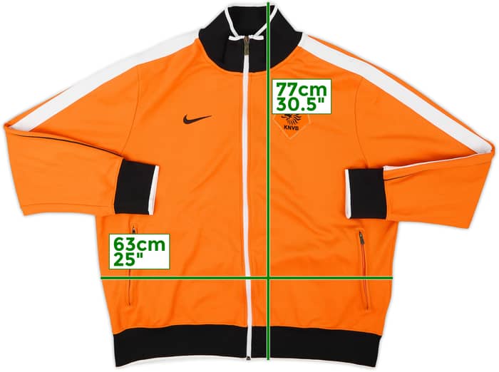 2010-12 Netherlands Nike Track Jacket - 8/10 - (XXL)
