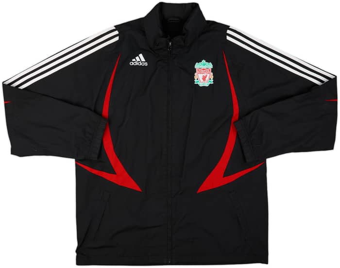 2007-08 Liverpool adidas Hooded Rain Jacket - 8/10 - (XL)
