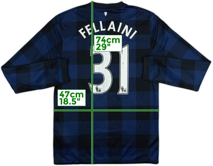 2013-14 Manchester United Away L/S Shirt Fellaini #31 - 5/10 - (S)
