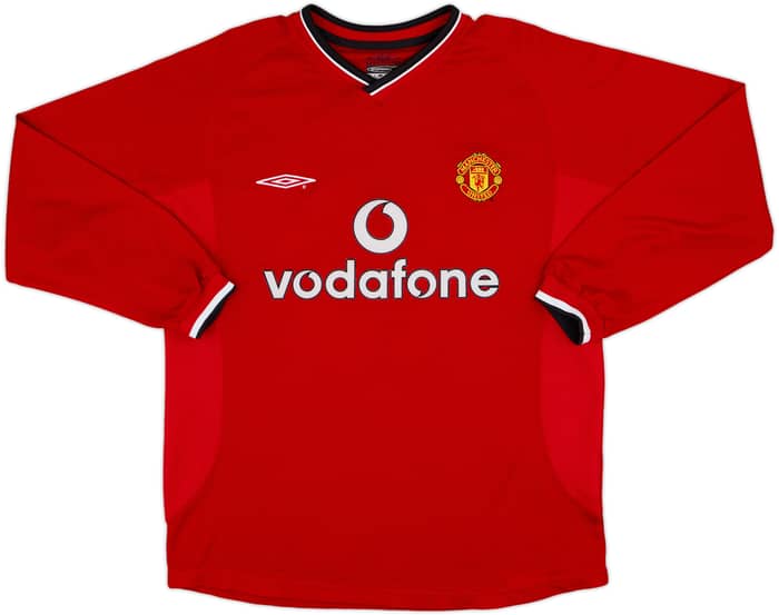 2000-02 Manchester United Home L/S Shirt V.Nistelrooy #10 - 5/10 - (M)