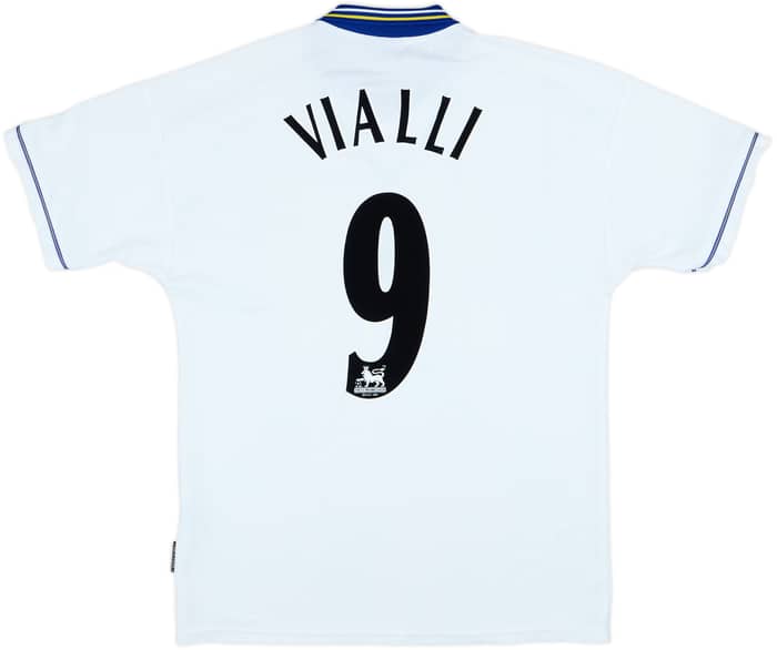 1998-00 Chelsea Away Shirt Vialli #9 - 8/10 - (L)