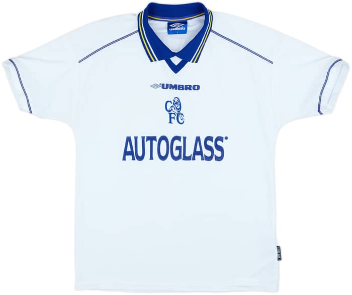 1998-00 Chelsea Away Shirt Vialli #9 - 8/10 - (L)